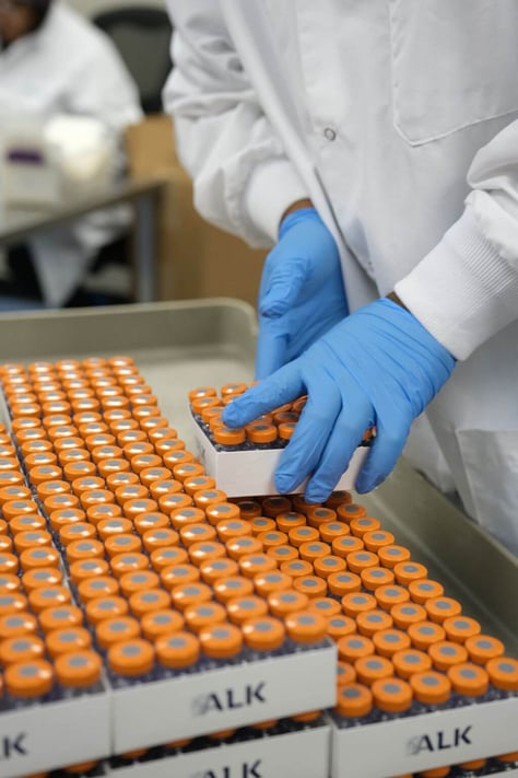 ALK Orange Cap Vial Manufacturing 2